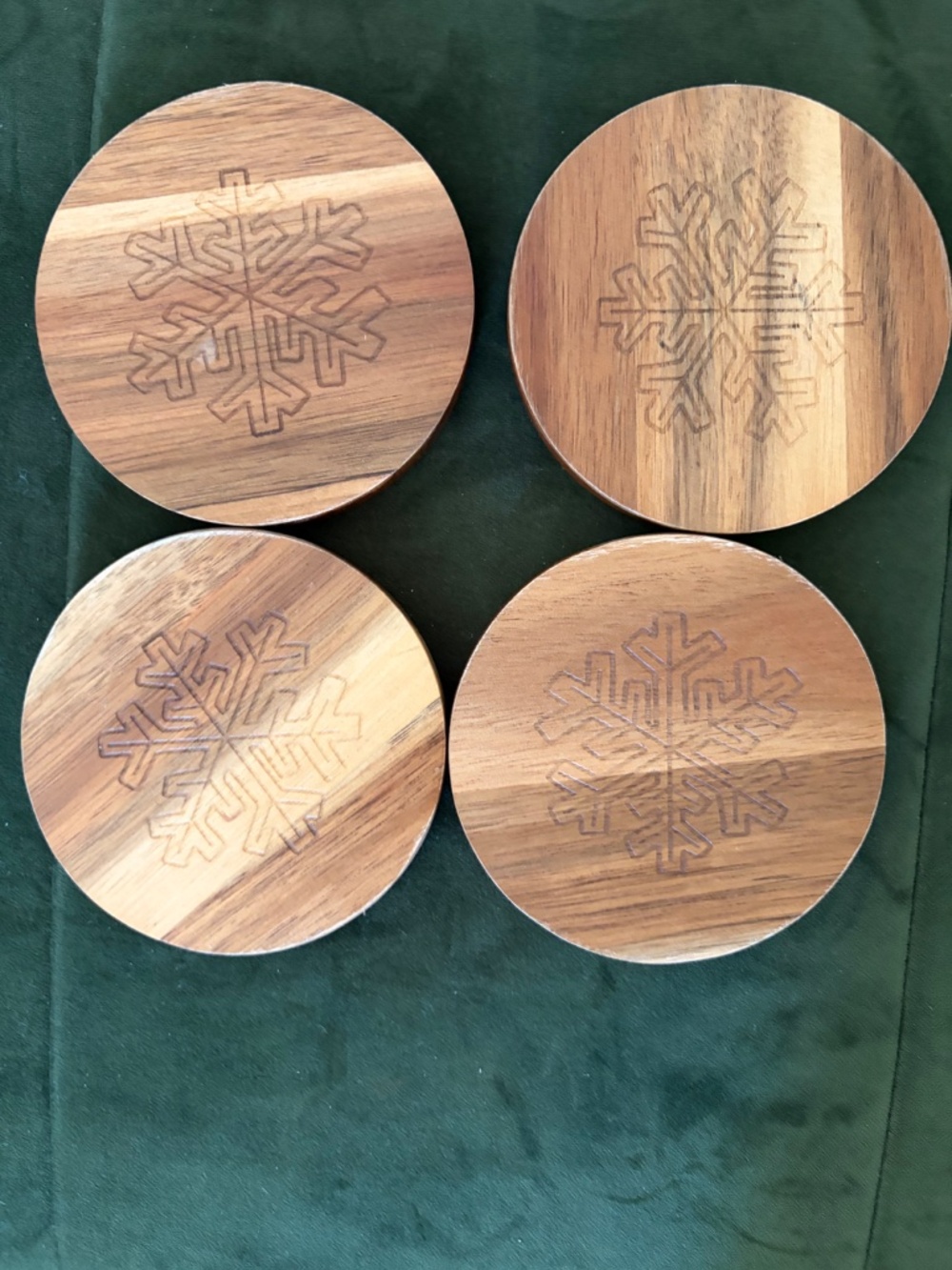 Snowflake Coasters - Picture 2 of 4